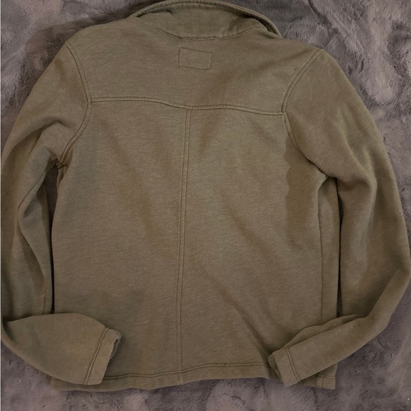 AMERICAN EAGLE  Green Moto Jacket - Picture 3 of 7